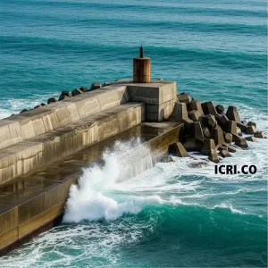 ترمیم موج شکن بتنی ، ترمیم دیوار ساحلی