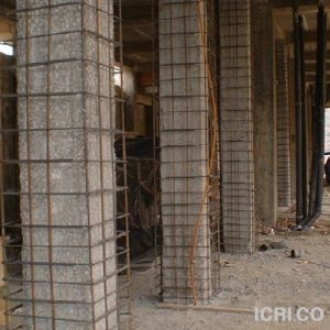 مقاوم سازی ستون بتنی با روش ژاکت بتنی